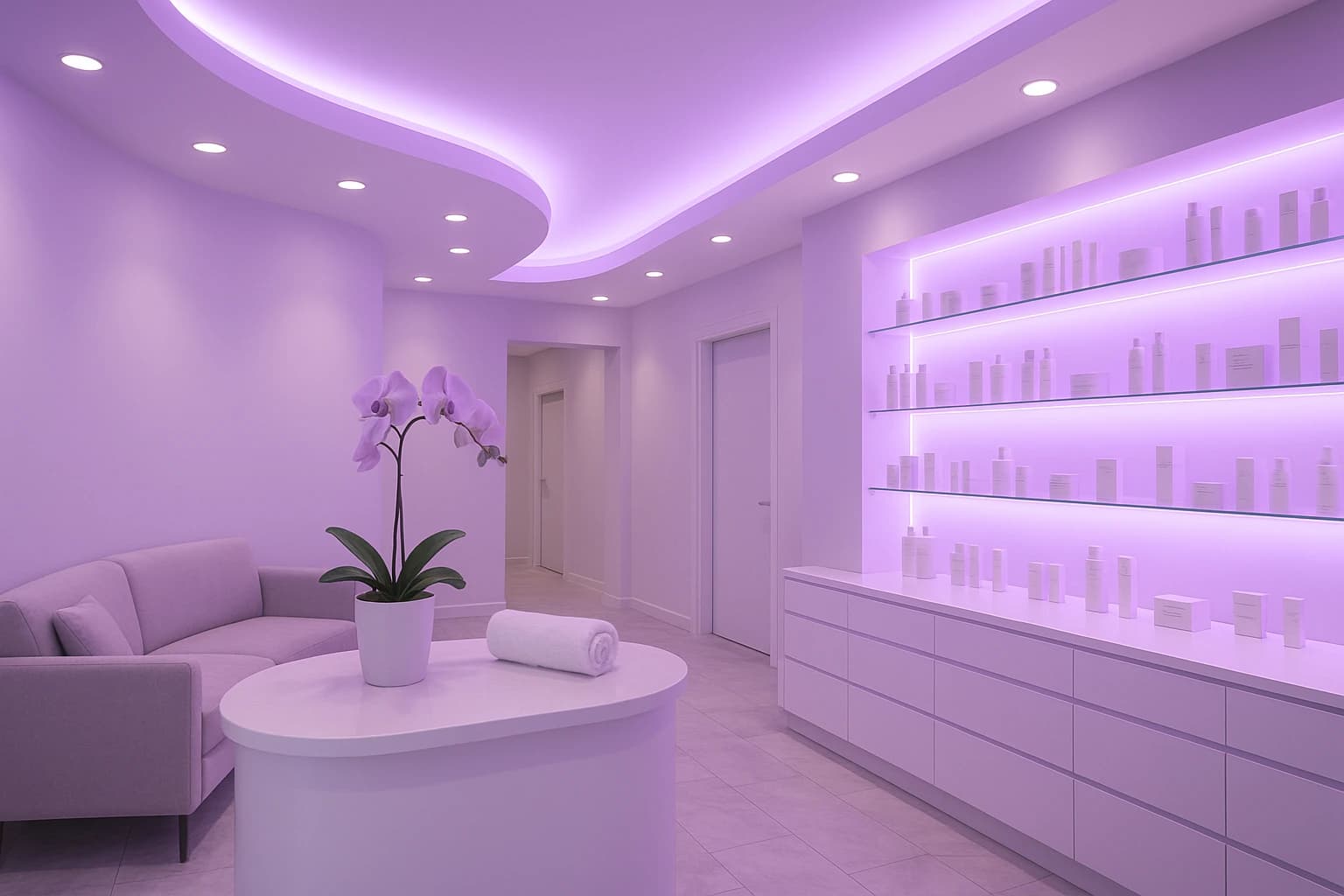 Aesthetic treatments background